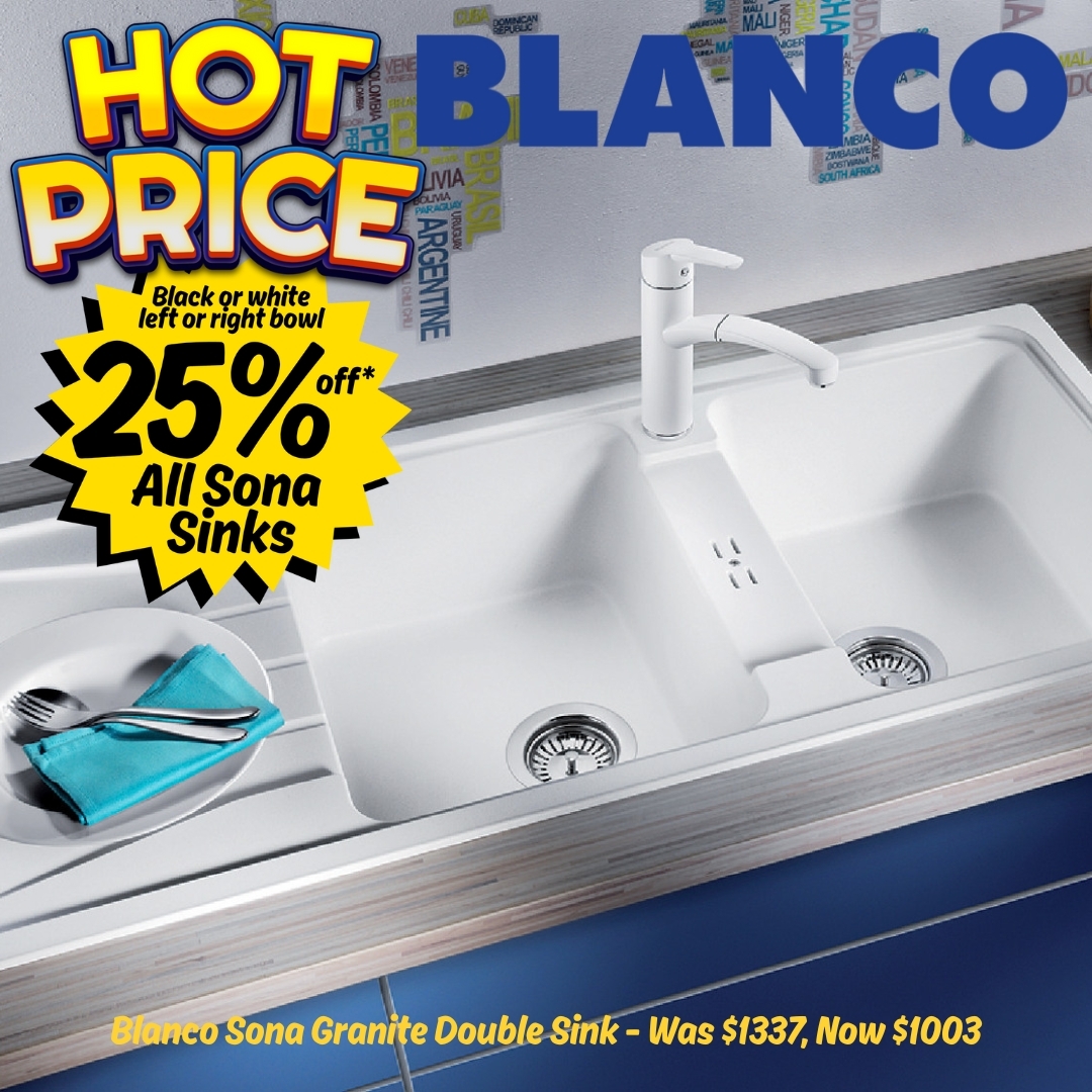 Black Friday Kitchen Sinks Granite, Black or White