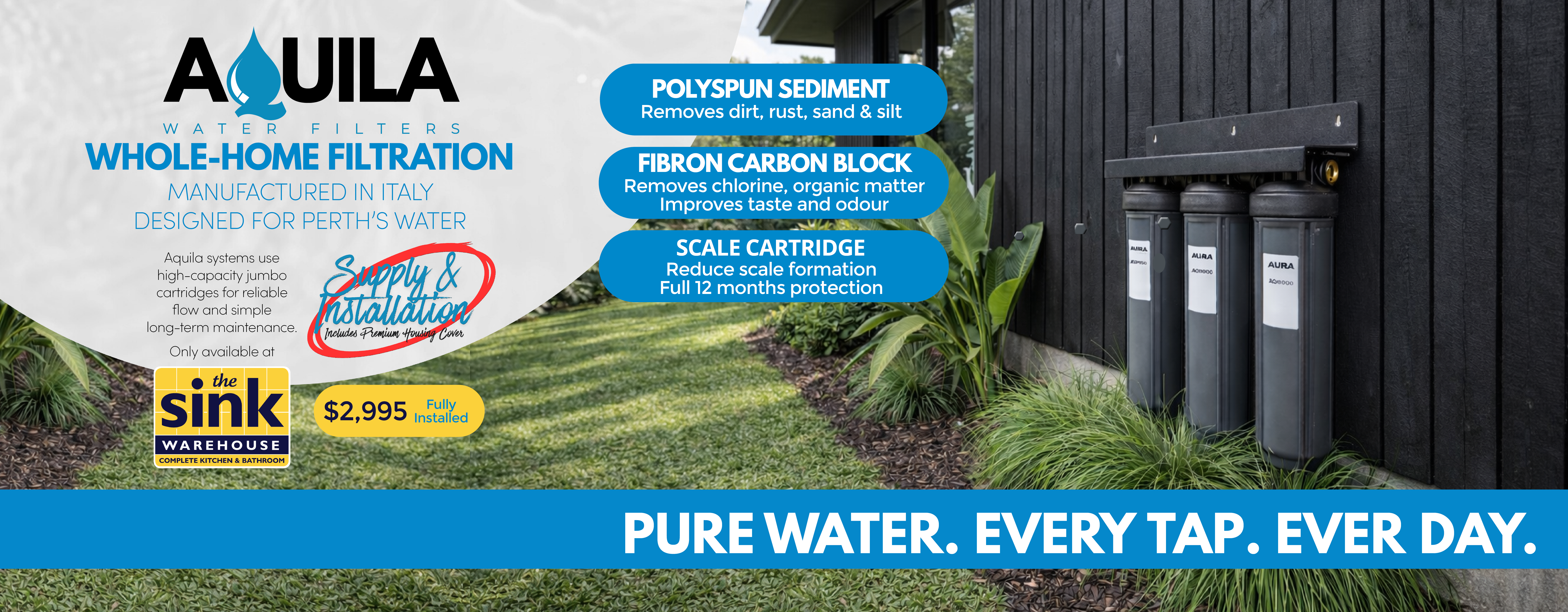 Complete Home Water Filtration by The Sink Warehouse