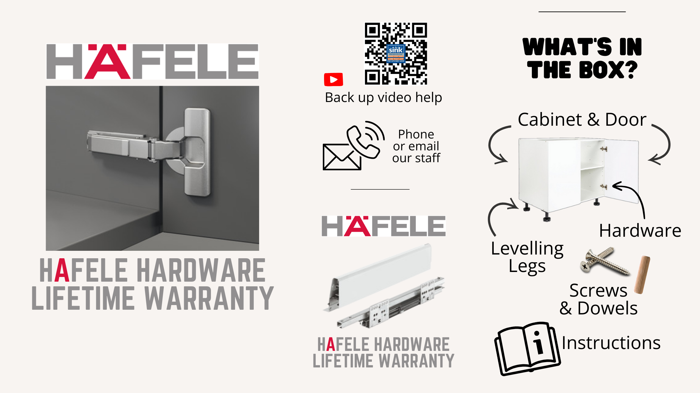 Built to Last: Häfele Hardware with a Lifetime Warranty - The Sink ...