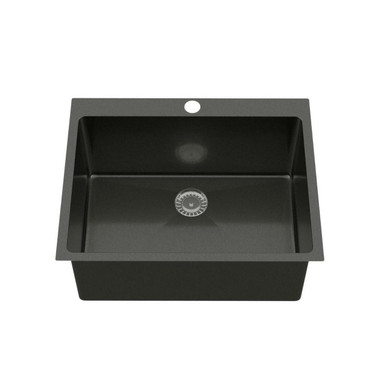 Quadro 70L - Gun Metal Laundry Trough