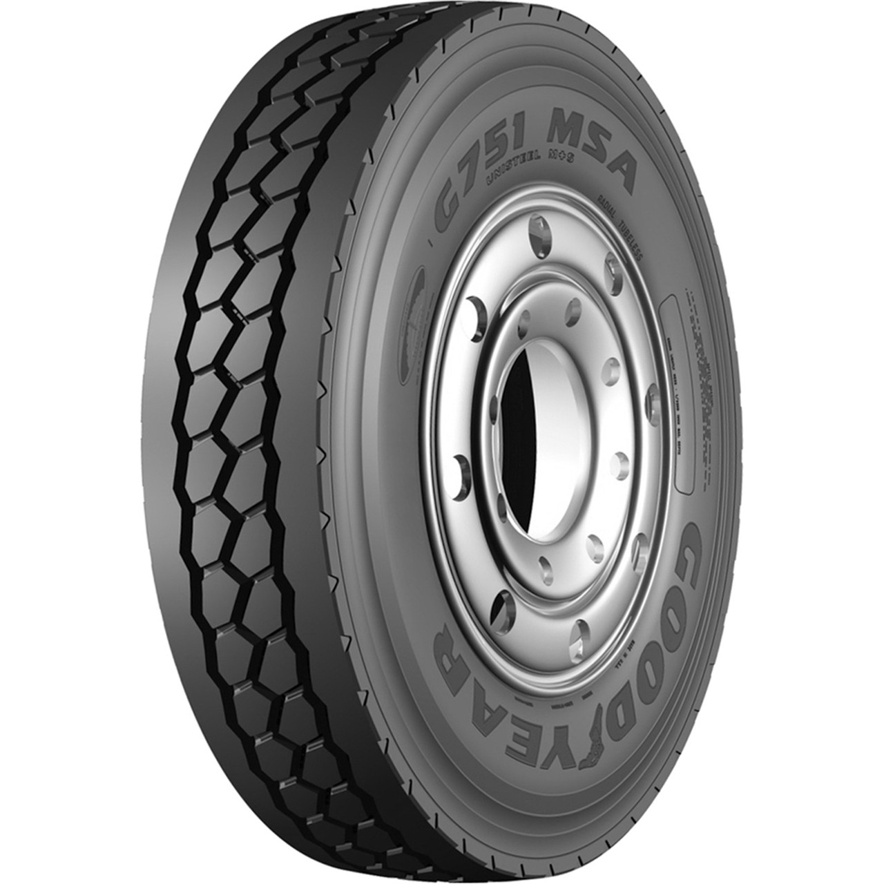 Goodyear G751 MSA 12R22.5 150K H (16 Ply)