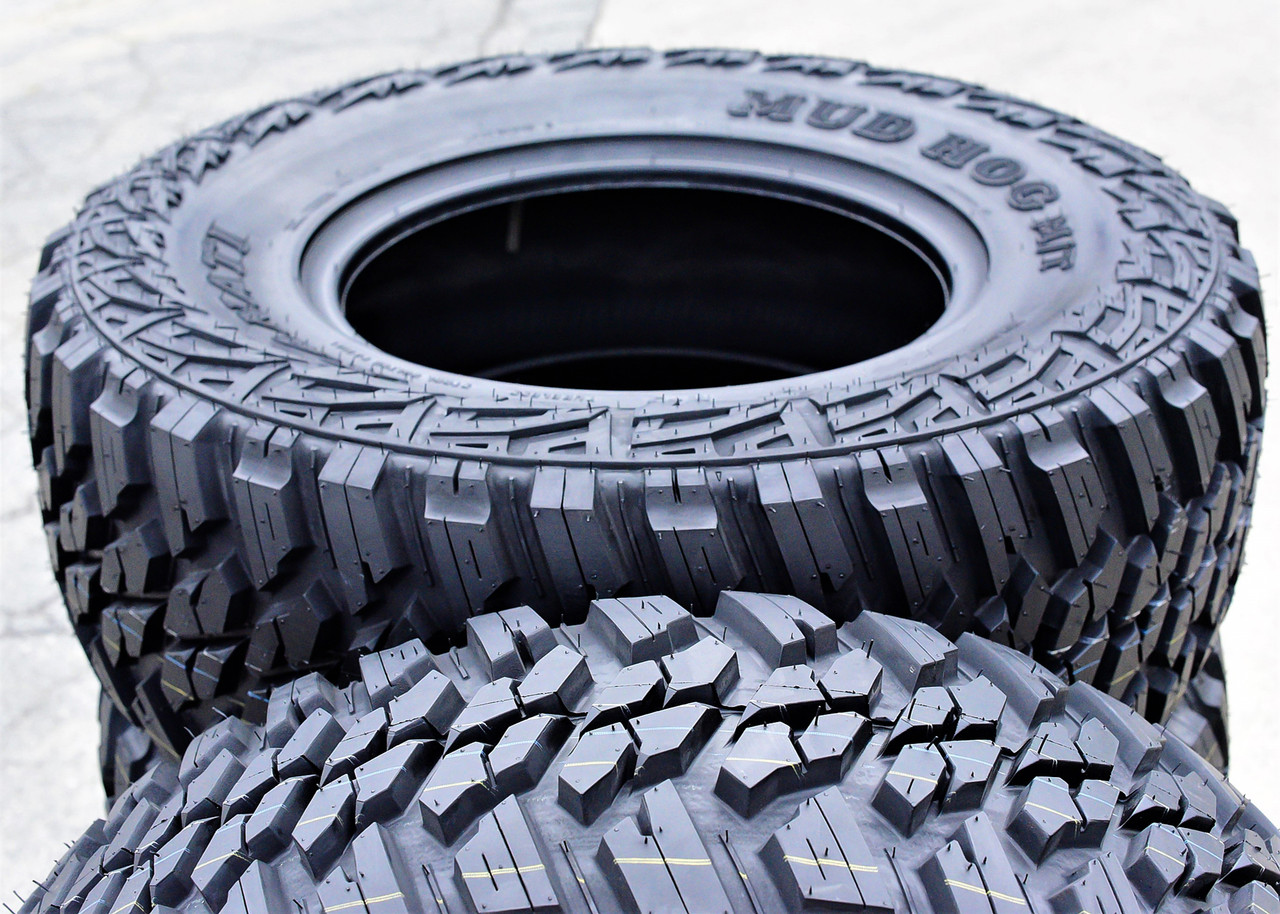 4 New Kanati Mud Hog M/T Tires – LT 295/60R20 (34x11.50R20) Load E 10 Ply