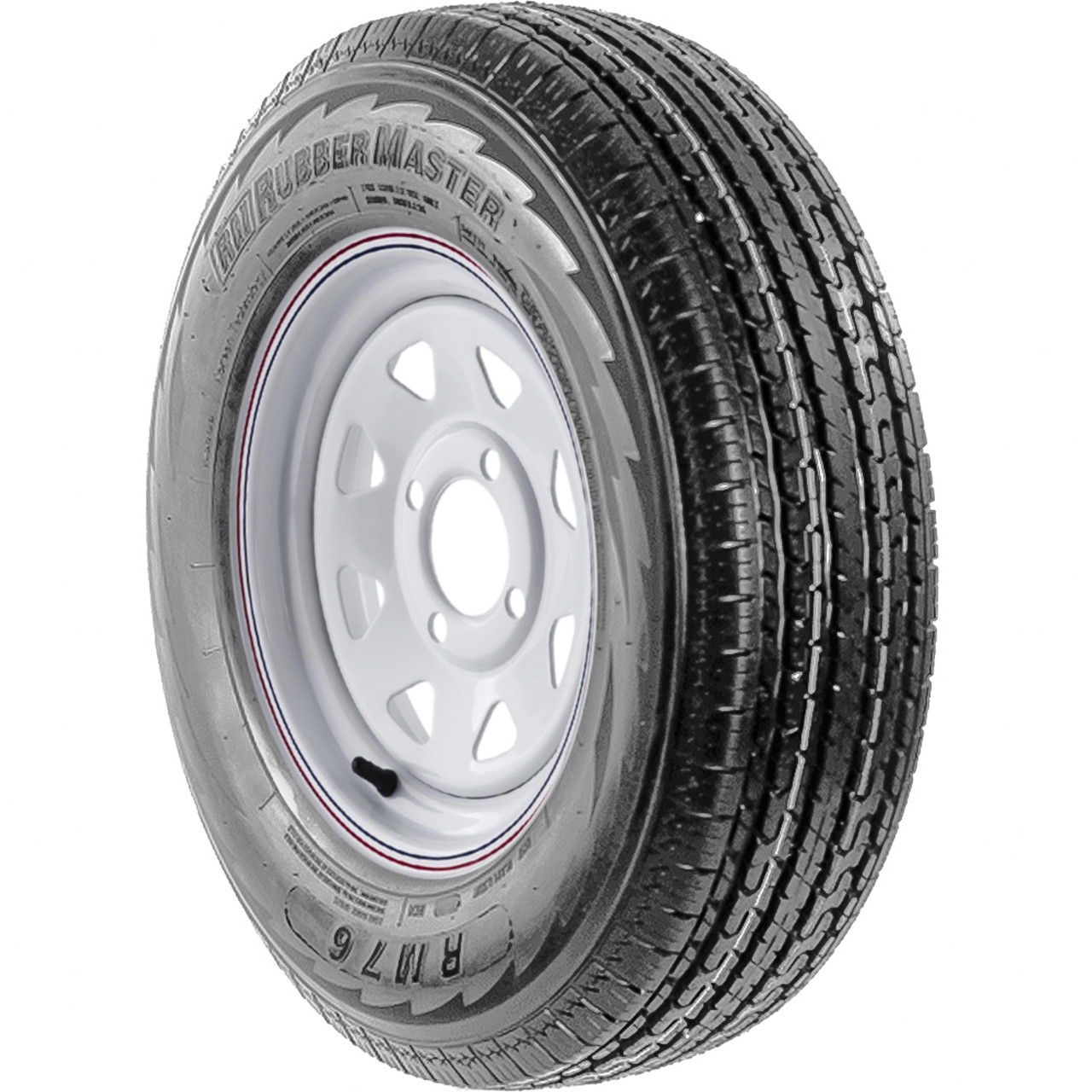 MASTER145／80R13 RubberMaster RM76 Steel Belted ST 185/80R13 99/95M D (8 Ply) 5 x
