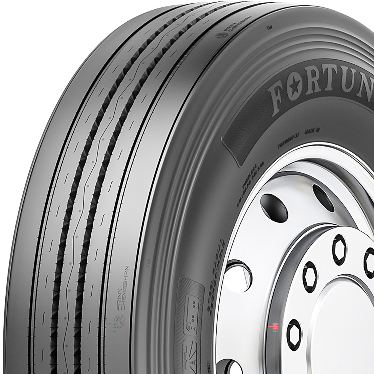 Fortune FFH130 295/75R22.5 149/146L H (16 Ply) AS A/S All Season Tire ...