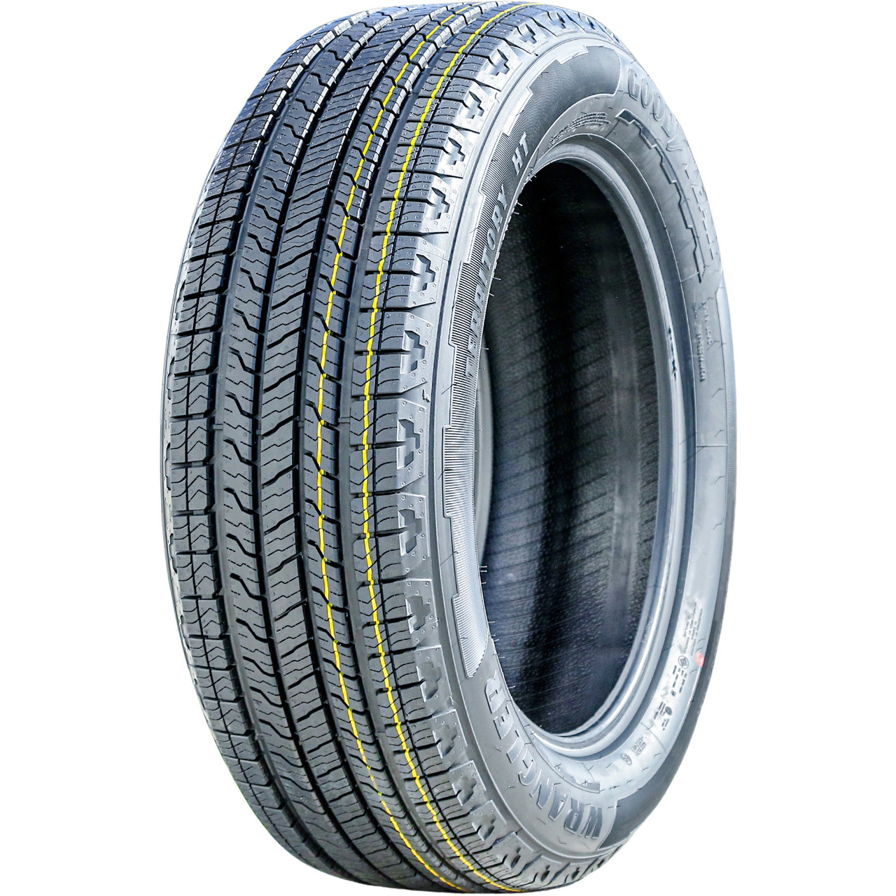 【走行短め】GOODYEAR WRANGLER 255/60R20 20インチ 夏タイヤ 4本 23年製 ランドローバー/ディフェンダー等　(KTI203MS) クレジットカード QRコード決済可能 Goodyear Wrangler 255/60R20 113H XL All-Terrain Adventure Light