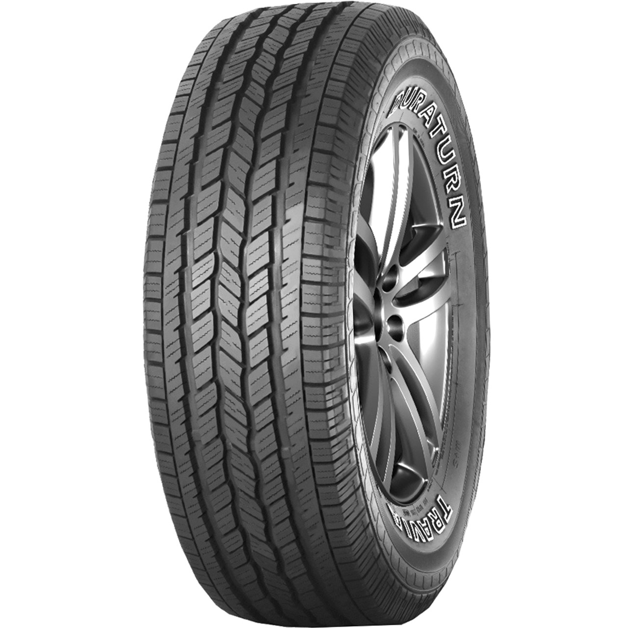 低価新作登場(P3F029)215/60R17 96H DURATURN TRAVIA H/T 2本 夏タイヤ サマー ホワイトレター 中古品