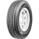 Hi-Run ST100 ST 225/75R15 113/108M E (10 Ply) 15x6 6 x 5.5 White
