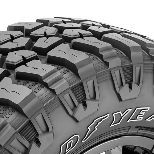 【GY WRANGLER MT/R 265/70R17 112/109P】スパイクタイヤ【Weds 17インチ 7.5J6HPCD139.7+23】ホワイトレター ランクルプラド等　(MTB748)クレジットカード QRコード決済可能 Goodyear Wrangler Boulder MT Mud Terrain LT265/70R17 121/118Q E