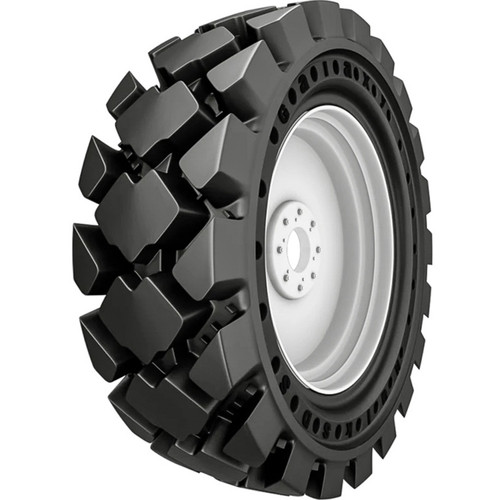 Galaxy Hulk SDS Left 30X10.00-16 153A1 AS A/S All Season Tire 8 x 8 Solid White Tire and Wheel Assembly