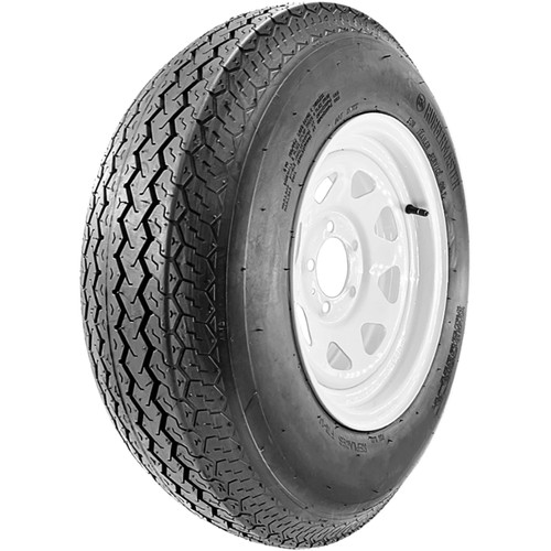 RubberMaster H187 ST 205/75D15 F78-15 C 6 Ply 5 on 4.5 Eight Spoke Assembly