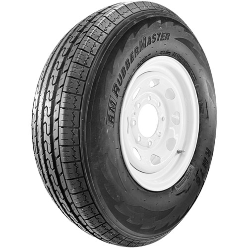 RubberMaster RM76 ST 235/85R16 G (14 Ply) 16x6 8 x 165.1 White Eight Spoke