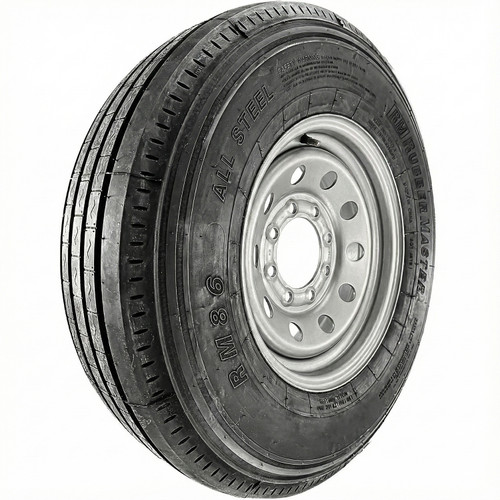 RubberMaster RM86 ST 235/85R16 G (14 Ply) 16x6 8 x 165.1 Silver Modular