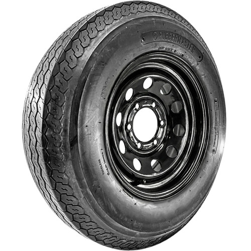 RubberMaster S258 ST H78-15 D (8 Ply) 15x6 6 x 139.7 Black Modular