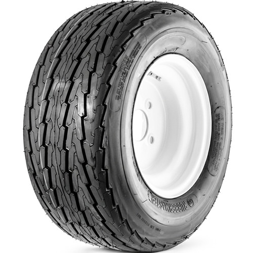 RubberMaster S368 ST 16.5X6.50-8 73M Load C 6 Ply 4 on 4 White Stamped Assembly