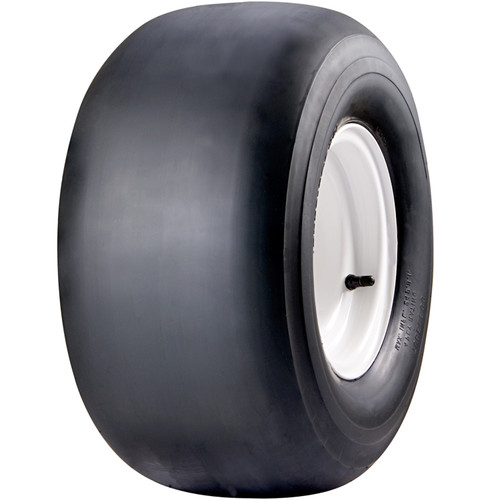 Carlisle (Carlstar) Reliance Smooth 13X6.50-6 4 Ply AS A/S All Season 6 x 4.5 Solid White Tire and Wheel Assembly