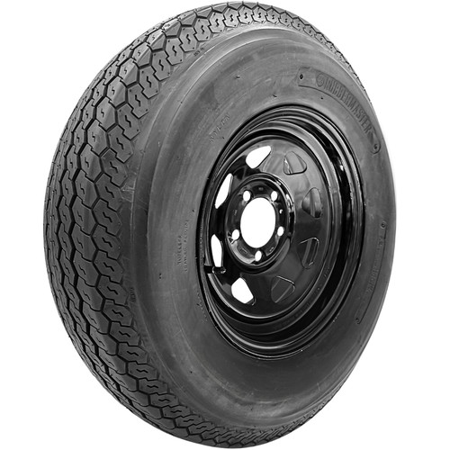 RubberMaster S258 ST F78-15 C (6 Ply) 15x6 5 x 114.3 Black Eight Spoke