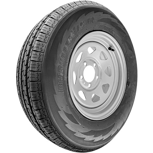 RubberMaster RM76 ST 205/75R15 110/105M E (10 Ply) 15x6 5 x 114.3 Silver Eight Spoke