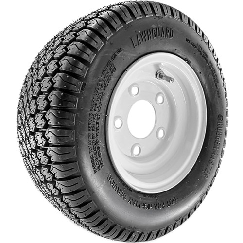 RubberMaster Lawnguard 16X7.50-8 67A3 4 Ply 8x5.375 5x114.3 White Stamped