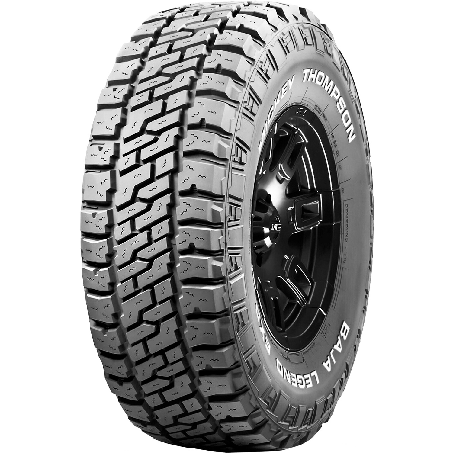 35x12.50R15  139.7  ミッキートンプソン MICKEY THOMPSON ミッキートンプソン]15インチアルミホイール 1本