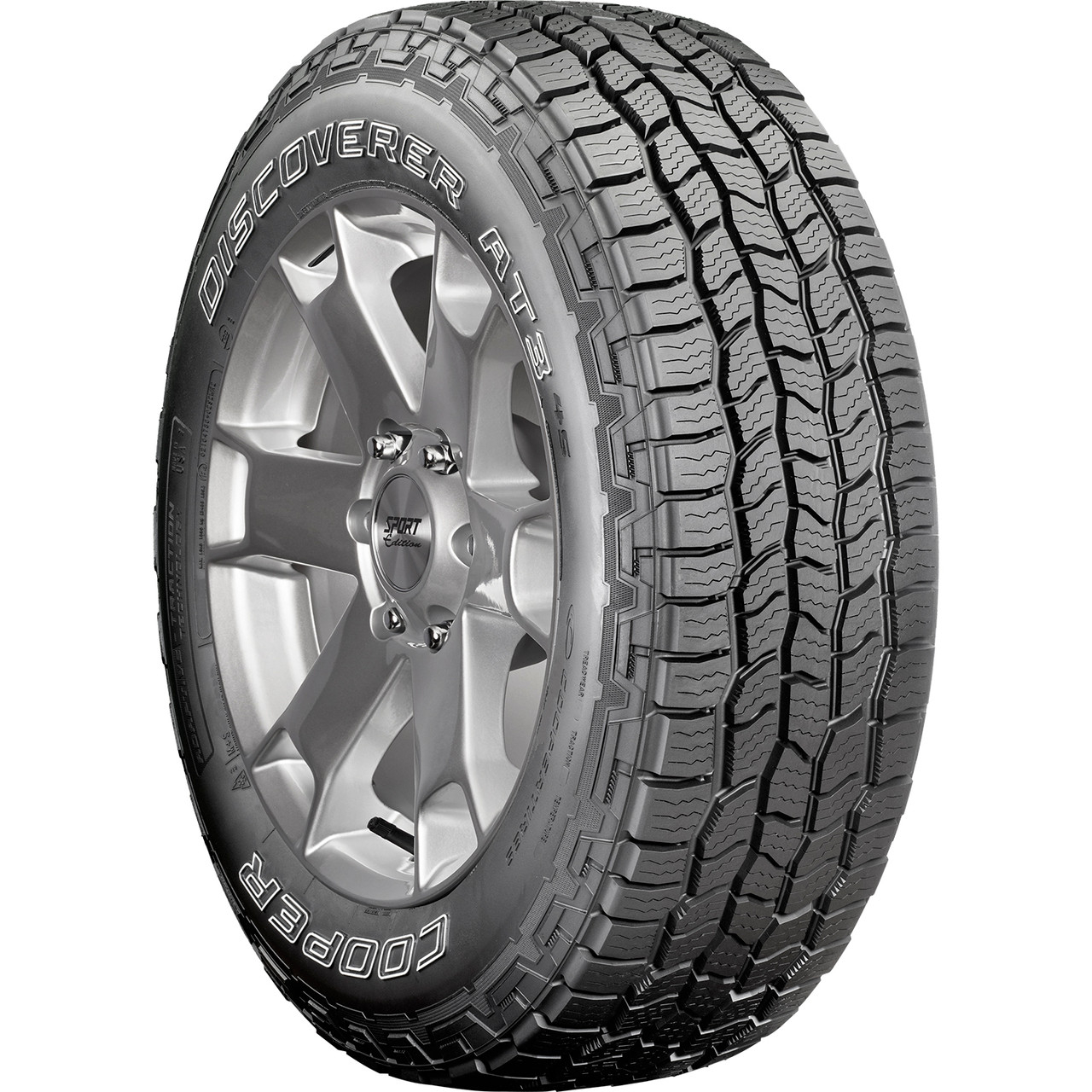 Cooper Discoverer AT3 4S 265/50R20, All Weather, All Terrain tires.