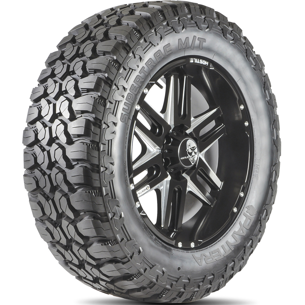 Pantera Supertrac M/T 33X12.50R20, All Season, Mud Terrain tires.