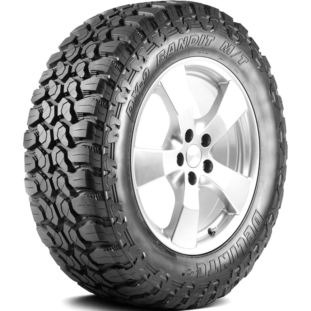 Delinte DX-9 Bandit M/T 33X12.50R18, All Season, Mud Terrain tires.