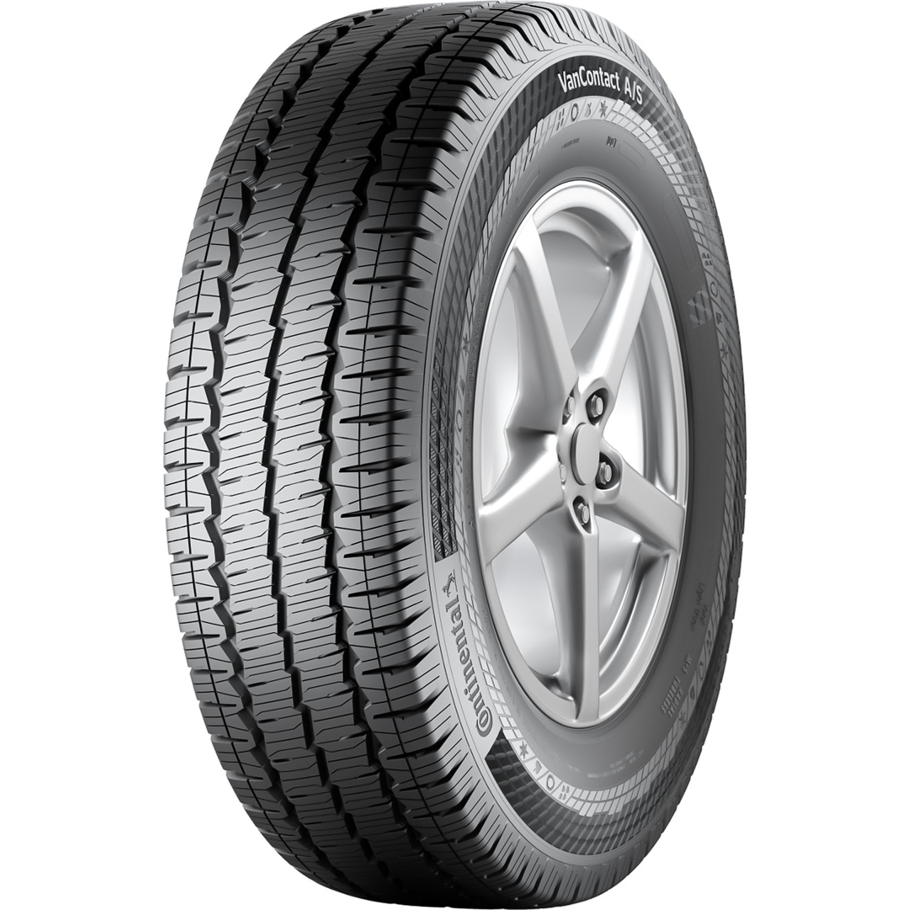Continental VanContact A/S 195/75R16, All Season, Highway tires.