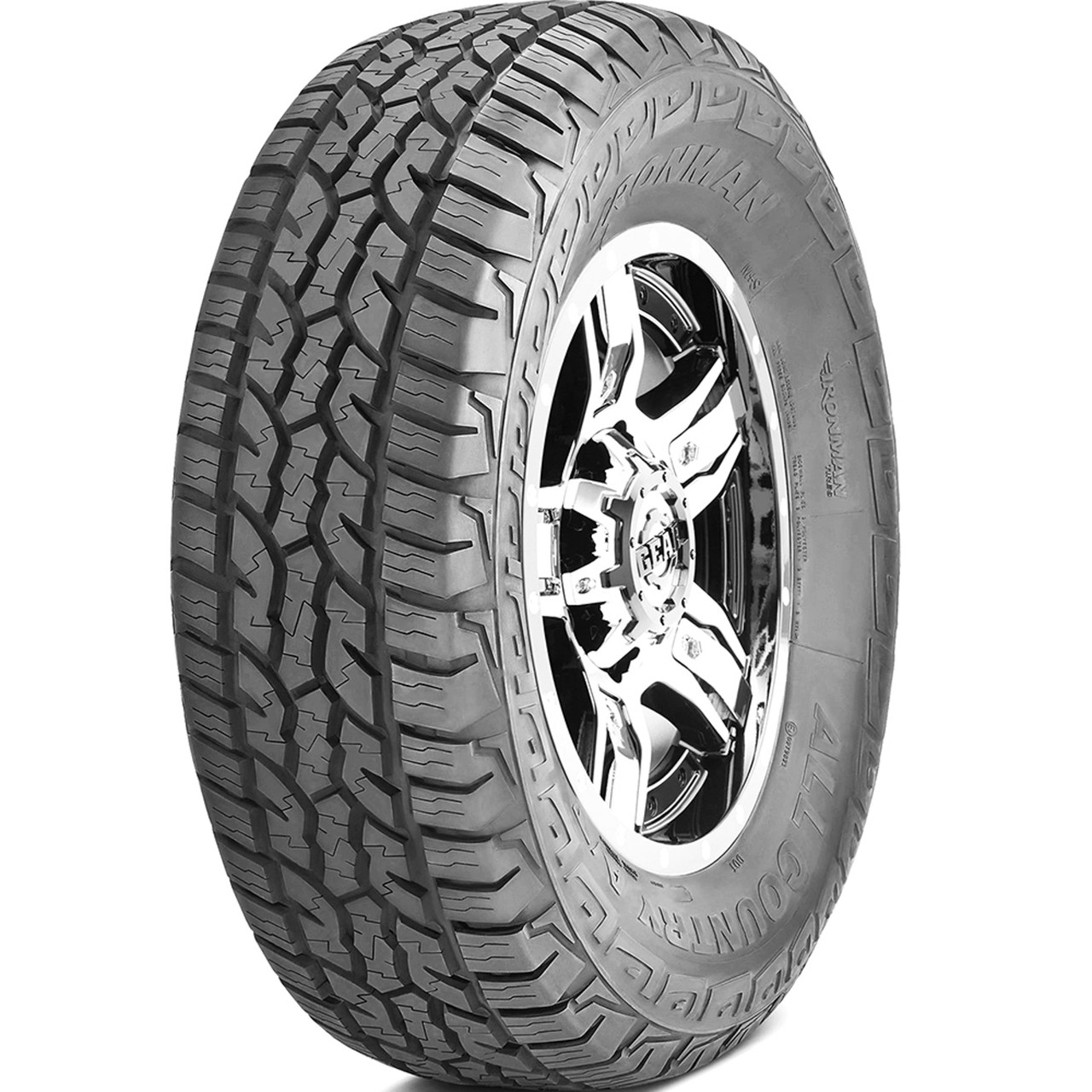 Ironman All Country A/T 285/70R17, All Season, All Terrain tires.