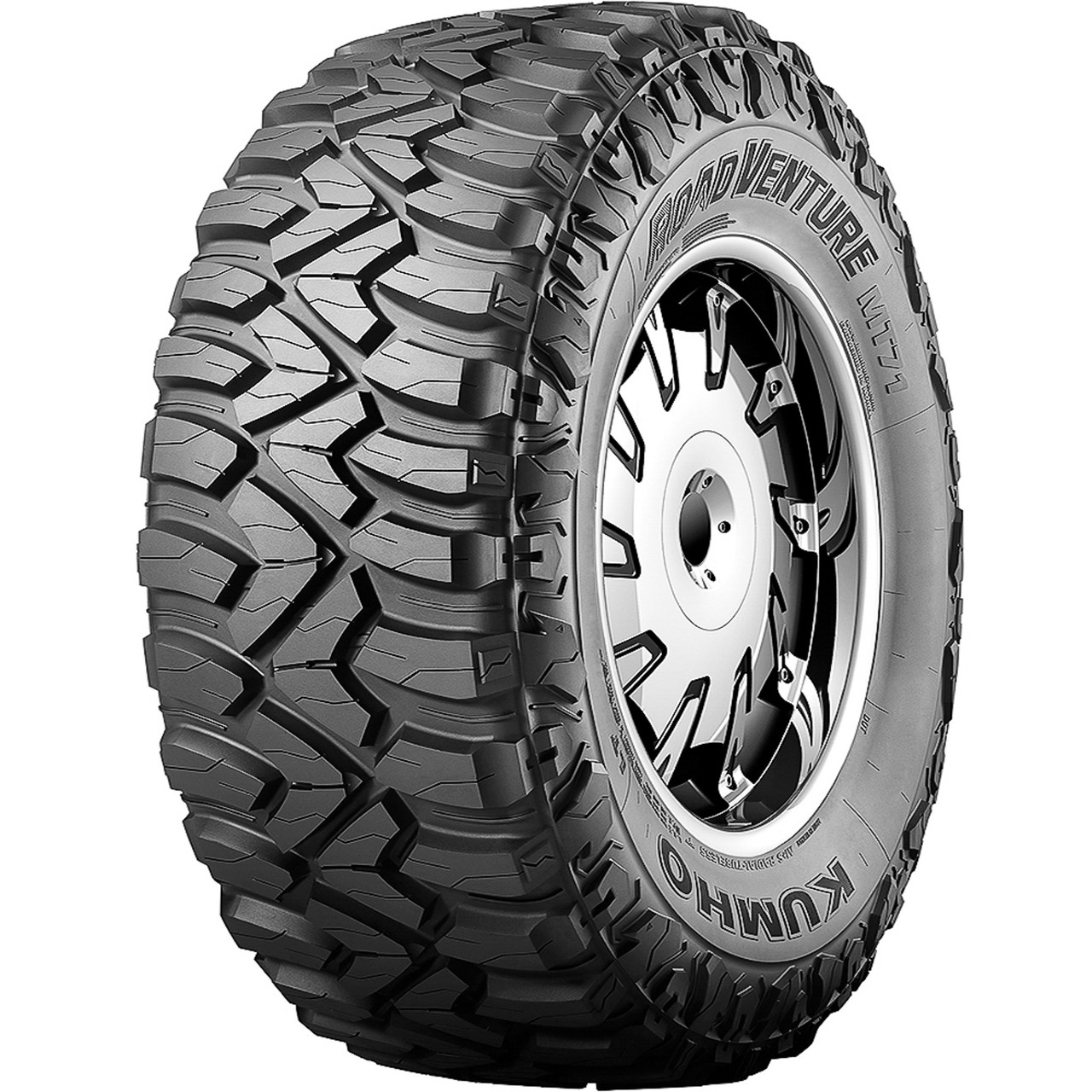 Kumho Road Venture MT71 285/55R20, All Season, Mud Terrain tires.