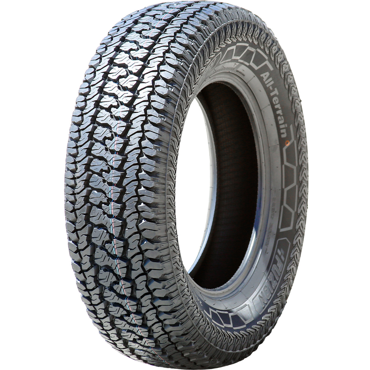 Fuzion A/T 275/70R18, All Season, All Terrain tires.