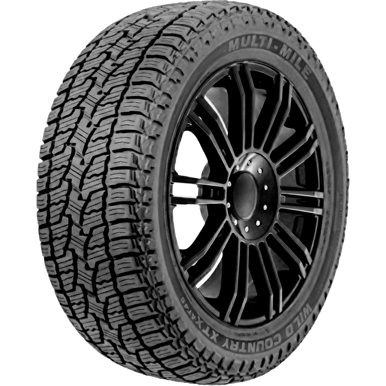 Multi-Mile Wild Country XTX AT4S 275/70R18, All Season, Extreme Terrain tires.