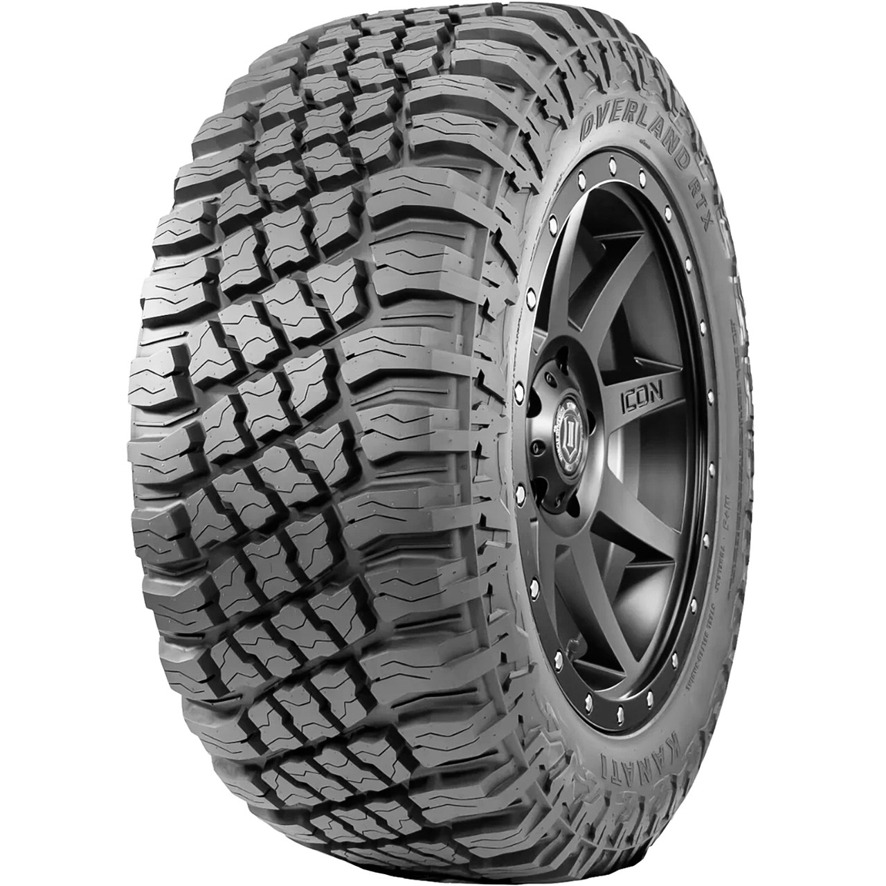 Kanati Overland RTX 37X13.50R22, All Season, Rugged Terrain tires.