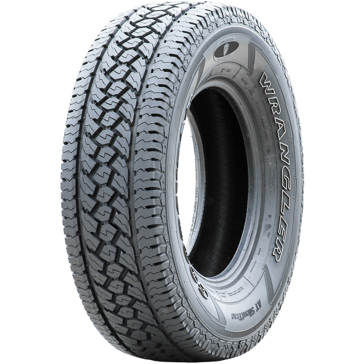 Goodyear Wrangler AT SilentTrac 255/70R16, All Season, All Terrain tires.