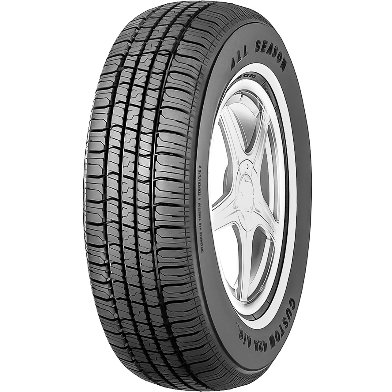 Delta Custom 428 A/S 225/70R15, All Season, Touring tires.