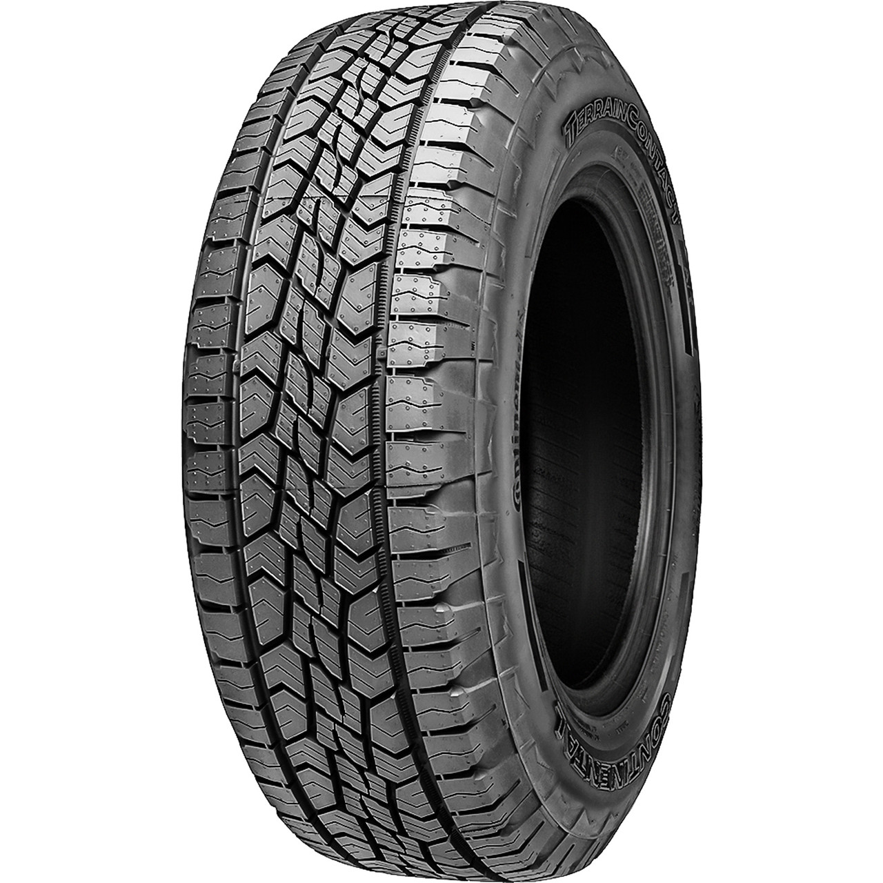 Continental TerrainContact A/T 275/50R22, All Season, All Terrain tires.