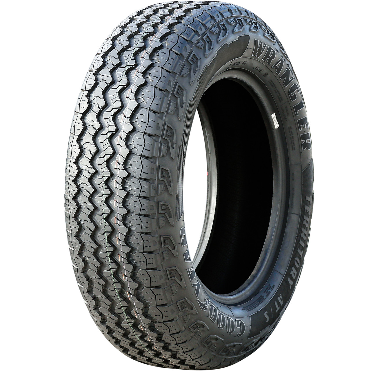 Goodyear Wrangler Territory AT/S 255/65R18, All Season, All Terrain tires.