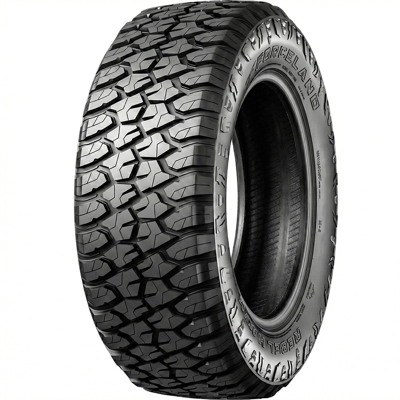 Forceland Rebel Hawk R/T 35X12.50R17, All Season, Rugged Terrain tires.