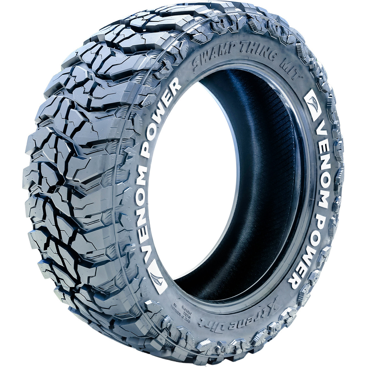 Venom Power Swampthing M/T Xtreme Dirt 285/70R17, All Season, Mud Terrain tires.