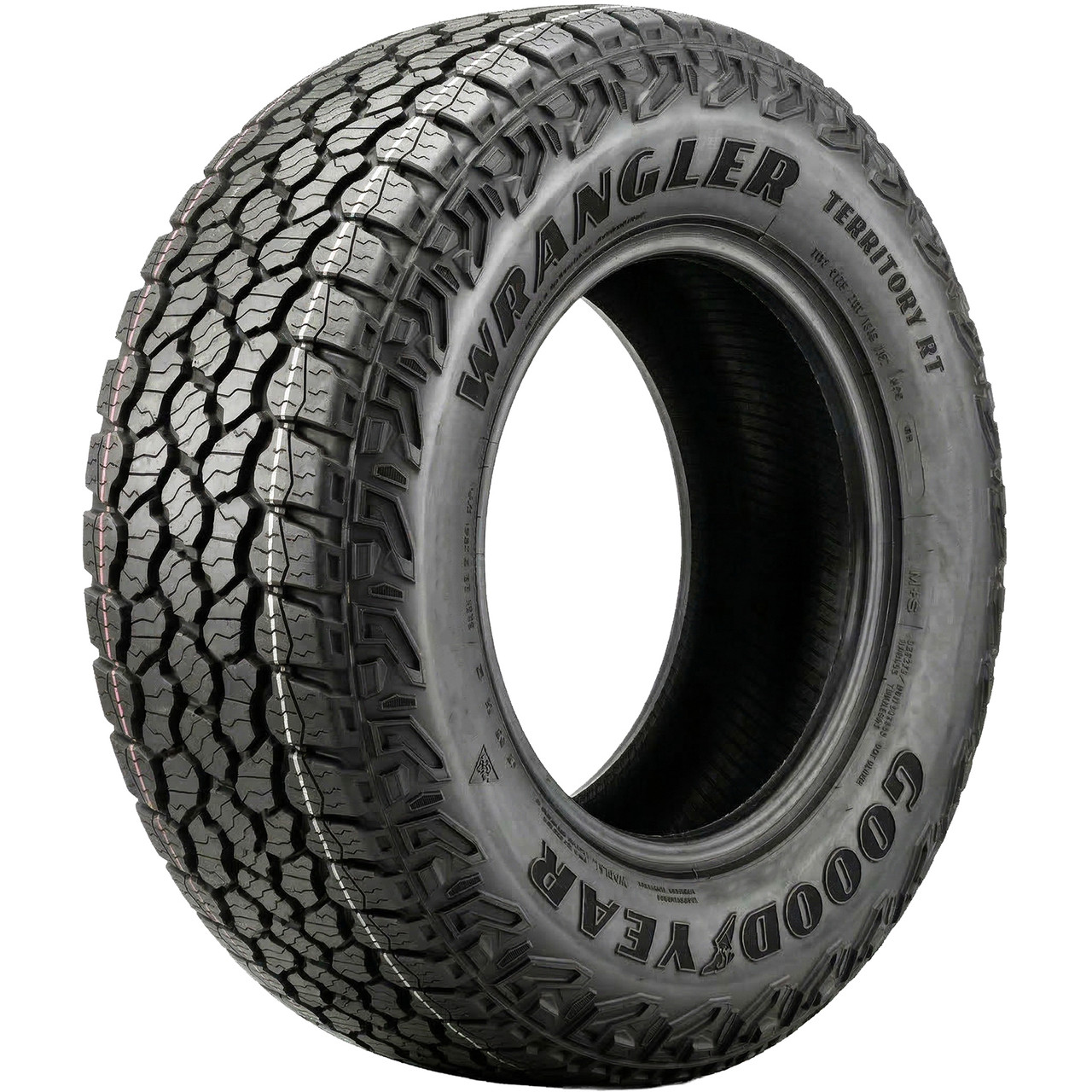 Goodyear Wrangler Territory RT 265/70R18, All Season, Rugged Terrain tires.