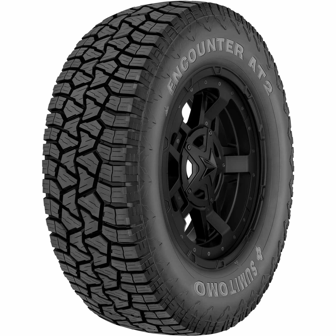 Sumitomo Encounter AT2 235/65R16, All Weather, All Terrain tires.