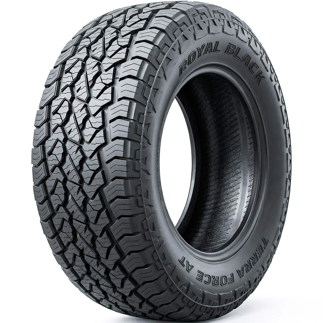 Royal Black Terra Force AT 265/75R16, All Season, All Terrain tires.