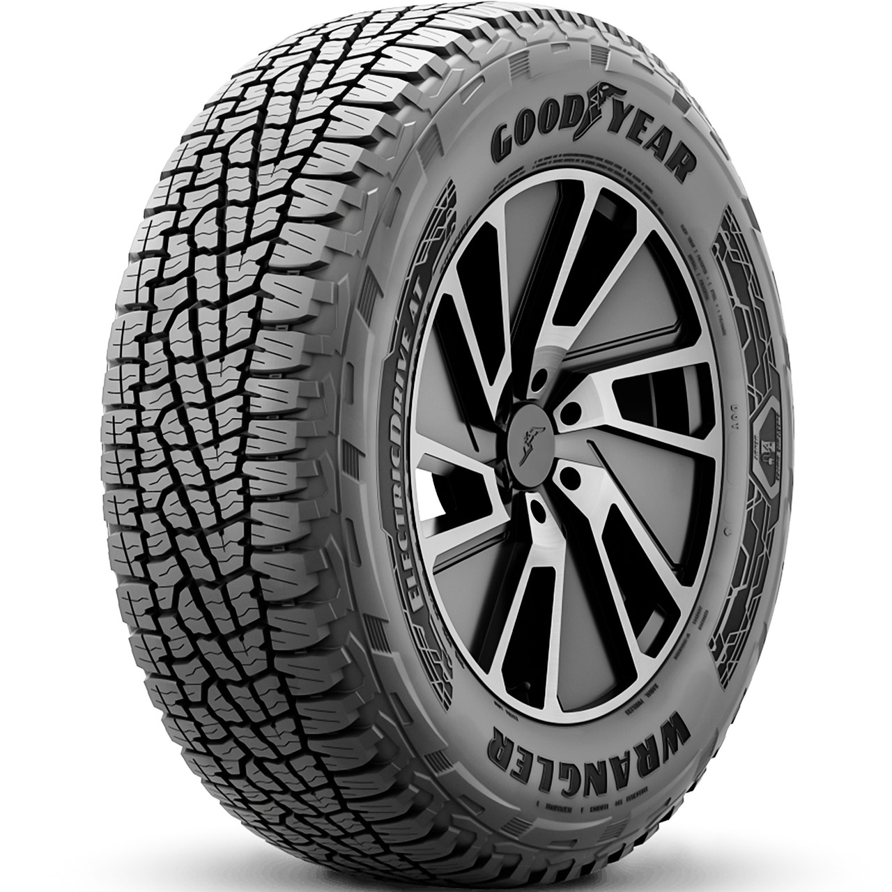Goodyear Wrangler ElectricDrive AT 275/60R20, All Weather, All Terrain tires.