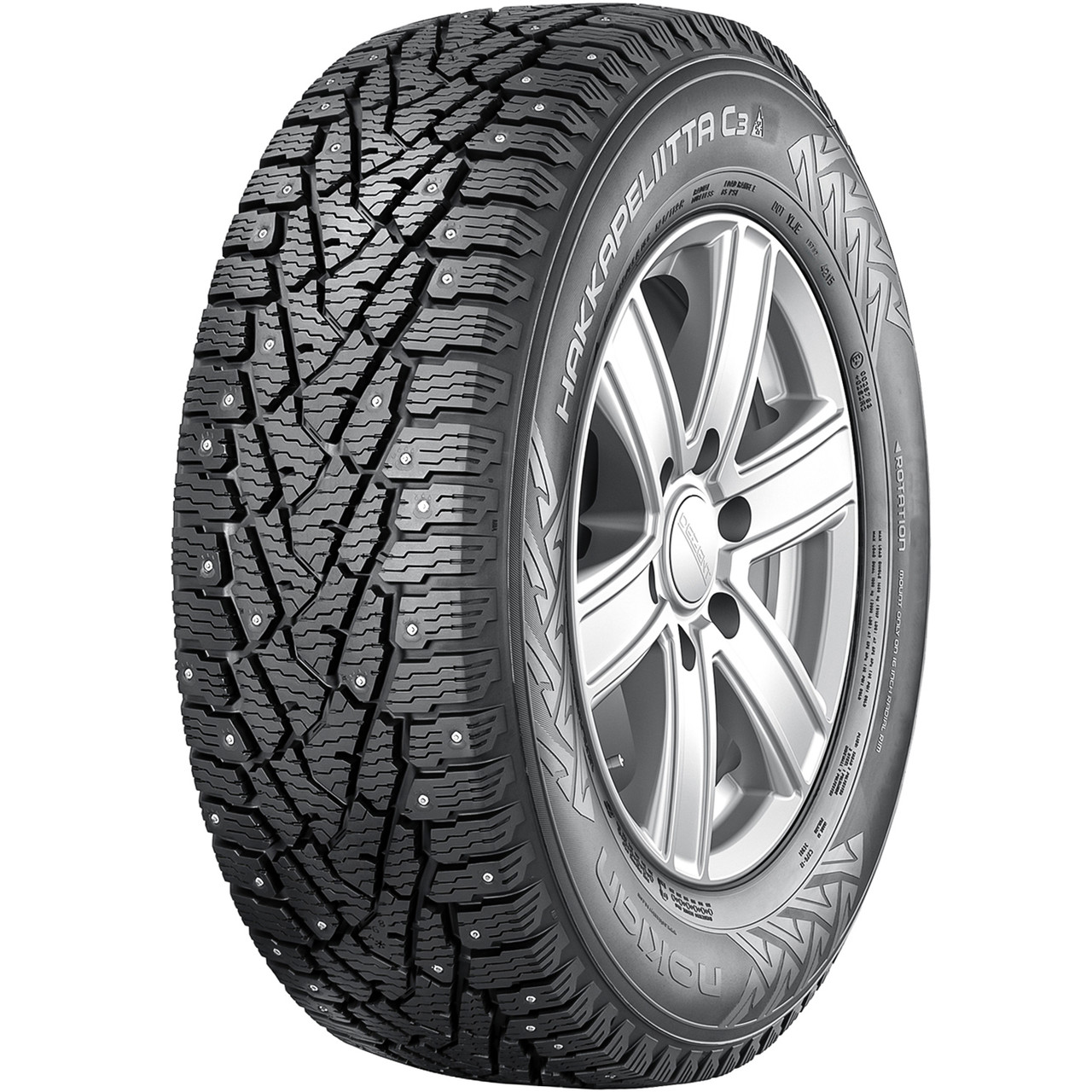 Nokian Tyres Hakkapeliitta C3 195/70R15, Winter, Highway tires.