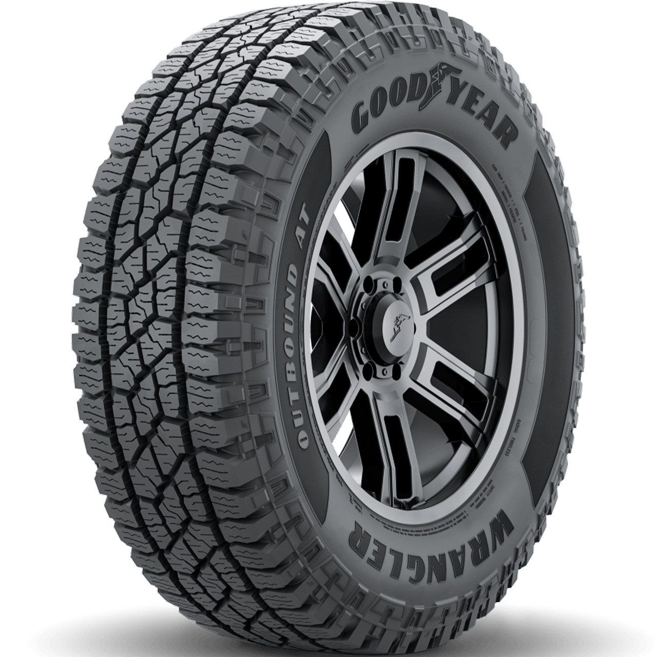 Goodyear Wrangler Outbound AT 285/60R20, All Season, All Terrain tires.
