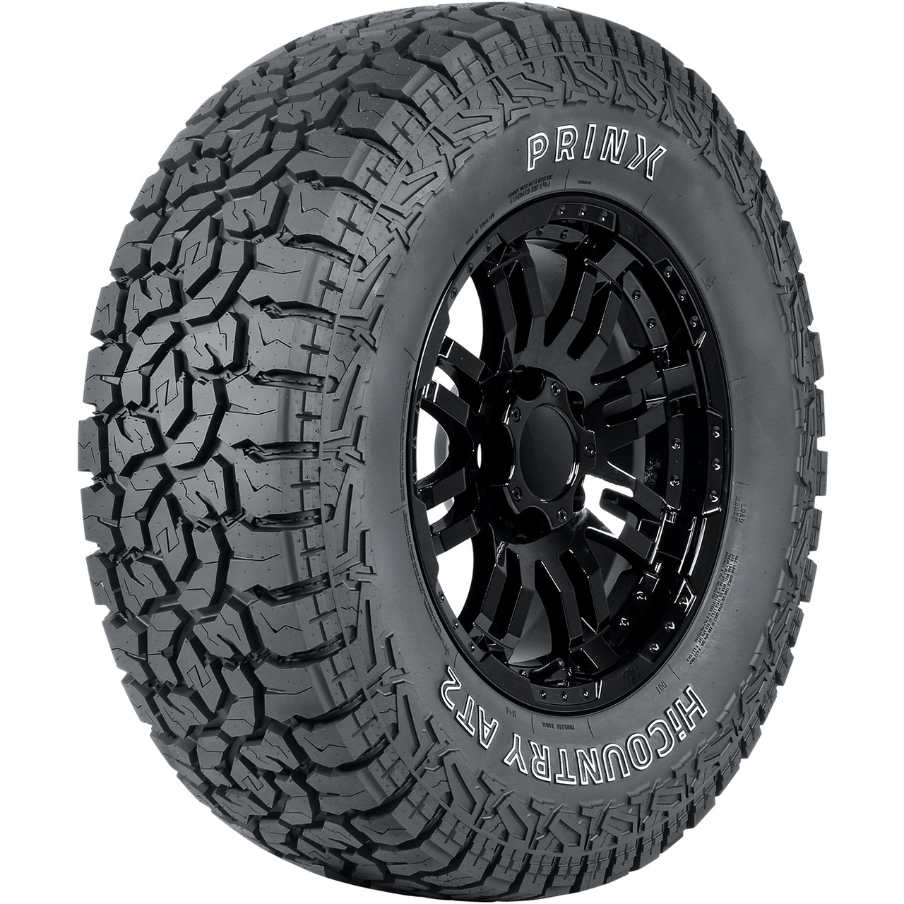 Prinx HiCountry A/T2 265/70R17, All Weather, All Terrain tires.