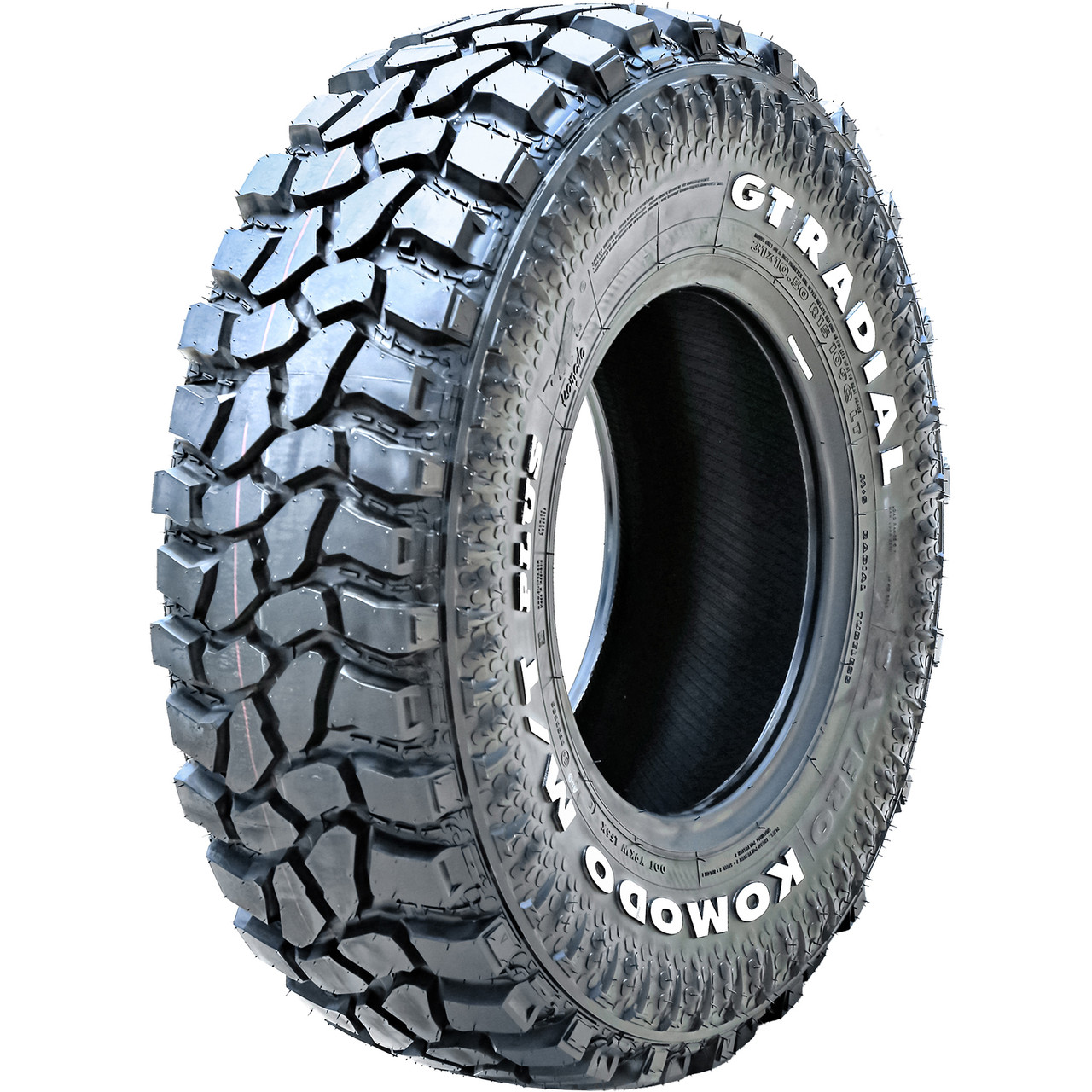 GT Radial Savero Komodo M/T Plus 31X10.50R15, All Season, Mud Terrain tires.