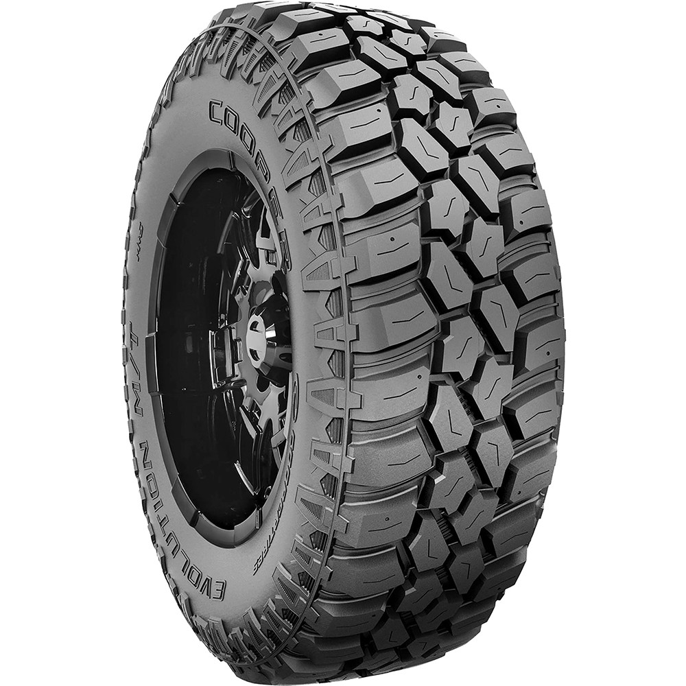 Cooper Evolution M/T 295/70R18, All Season, Mud Terrain tires.