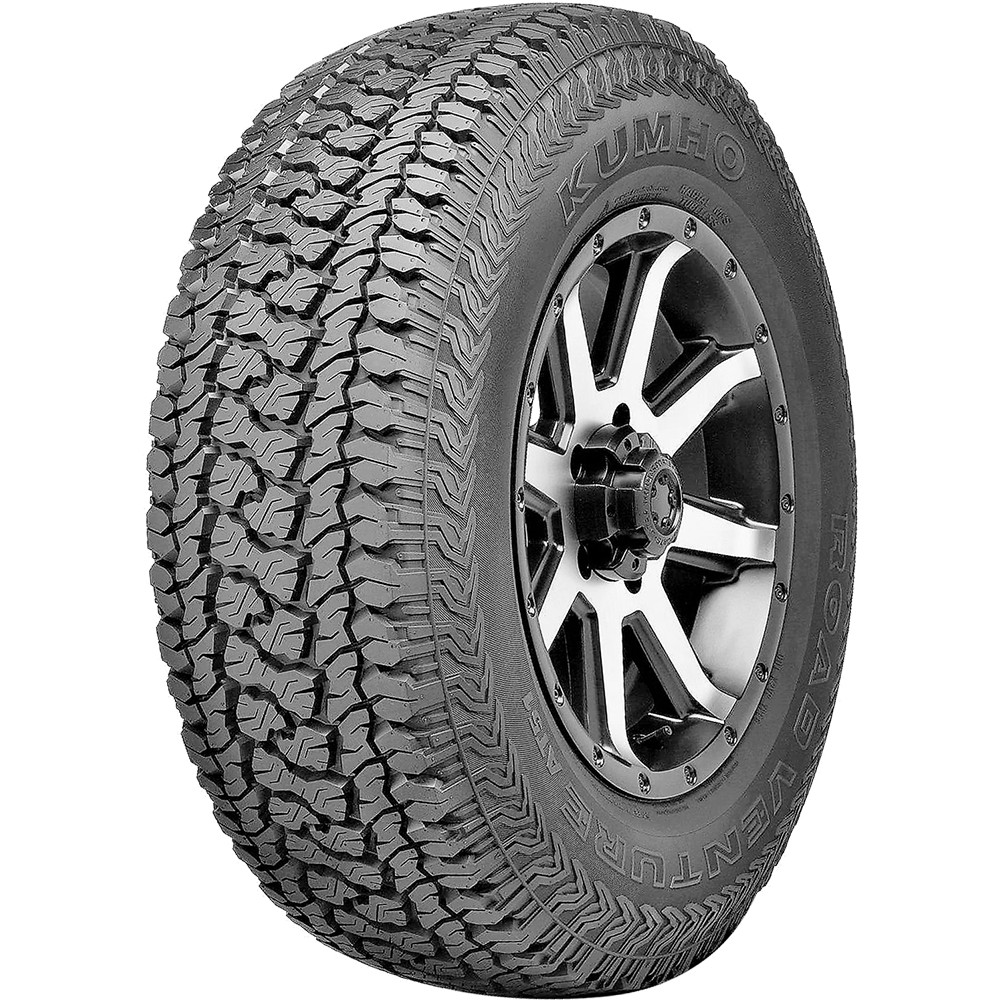 Kumho Road Venture AT51 285/70R17, All Season, All Terrain tires.