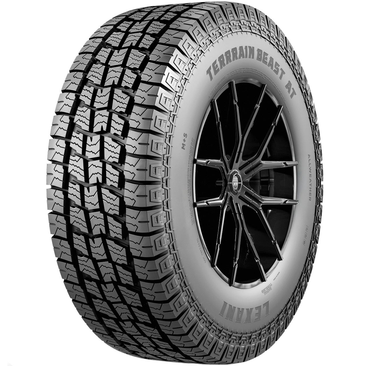 Lexani Terrain Beast AT 265/70R17, All Weather, All Terrain tires.
