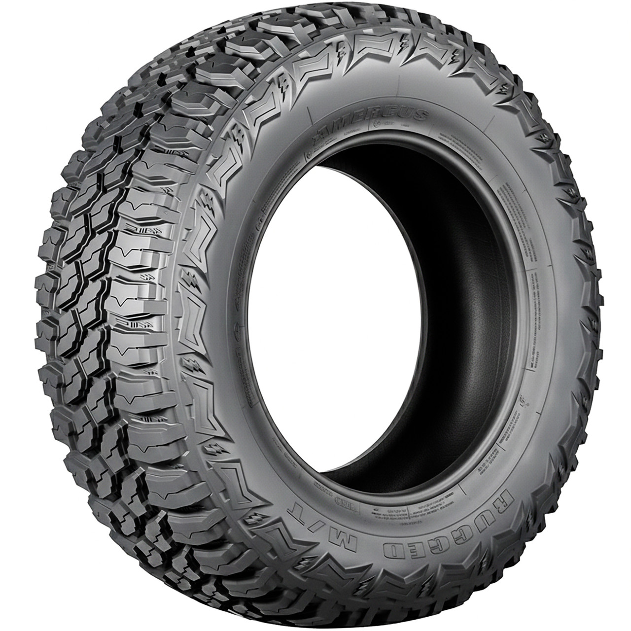 Americus Rugged M/T 315/70R17, All Season, Mud Terrain tires.